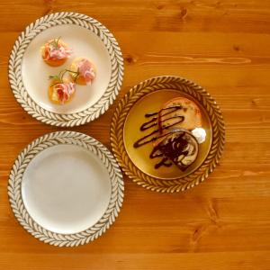食器 お皿 おしゃれ 北欧風 ローズマリー 20cm 7半ケーキ皿｜sara-lia