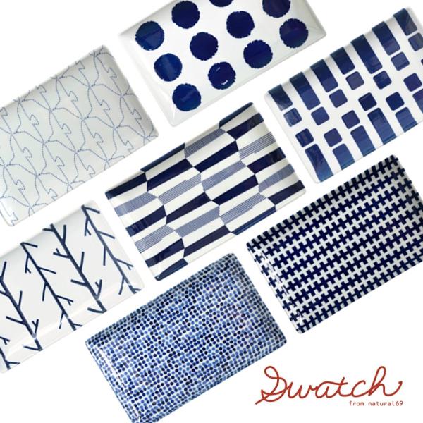 食器 お皿 長方形 長角皿 波佐見焼 おしゃれ 可愛い 北欧風 swatch natural69