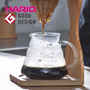 食器 コーヒー サーバー 2〜5杯用 おしゃれ 可愛い 北欧風 HARIO ハリオ 耐熱ガラス V6...