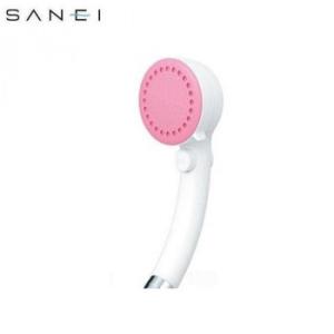 三栄水栓　SANEI ミストストップシャワーヘッド　PS3062-80XA　LP24・ピンク