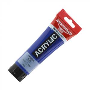 ターレンス アクリル絵具 アムステルダムアクリリックカラー フタロブルー T1709-570 120ml