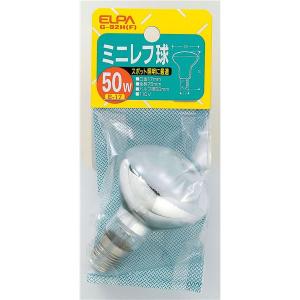 （まとめ） ELPA ミニレフ球 電球 50W E17 フロスト G-92H 〔×20セット〕｜saradakan-tuboiten