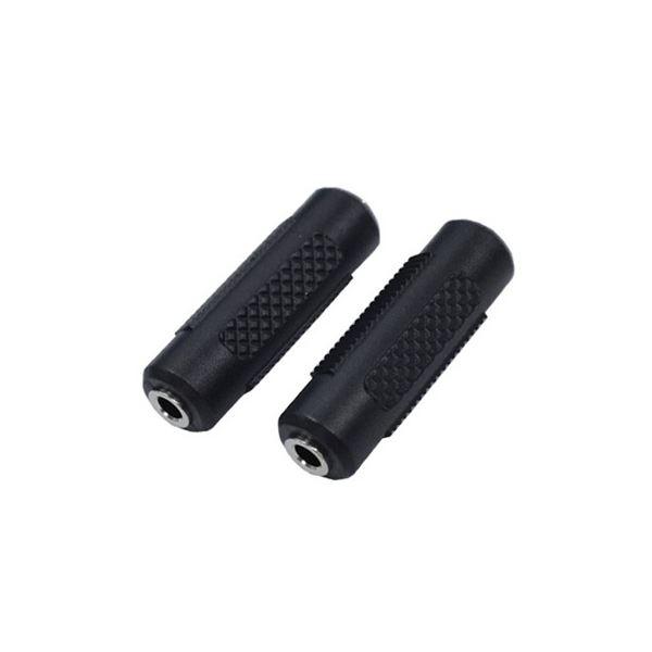 (まとめ)変換名人 AVプラグ 3.5mm(メス) to 3.5mm(メス)ステレオ AV/35J-...