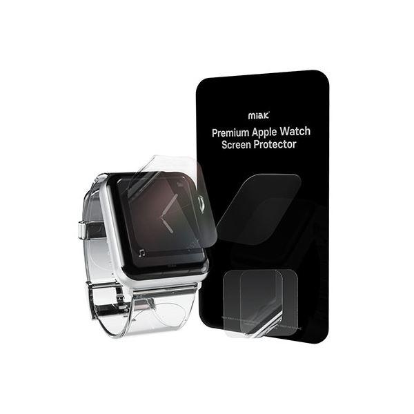 miak セルフヒーリング 液晶保護フィルム for Apple Watch Series 7 45...