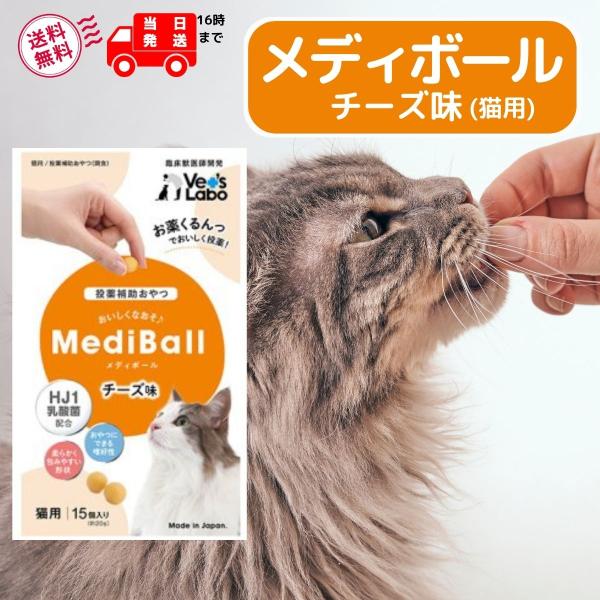 メディボール 猫 チーズ  猫 薬 おやつ 投薬補助 Vet&apos;s Labo 送料無料