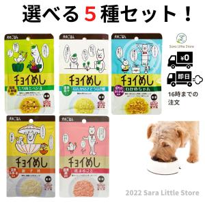 わんわん チョイめし 選べる５種セット 各80g