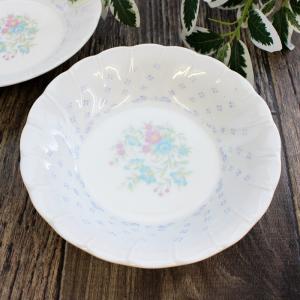 ボウル 食器 深皿 浅鉢 小鉢 取り皿 小さめ レトロなデザイン かわいい / ネジ小花 フルーツ 深皿 14.3cm