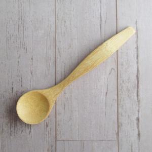 スプーン 竹製 竹製品 13cm 軽量 バンブー カトラリー 軽いスプ ーン ナチュラル お子様用にもおすすめ / まんまるな竹製スプーン（1本売り）