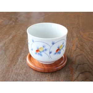 湯飲み 湯呑 煎茶碗 食器 和食器 アウトレット / 間取り小菊柄 煎茶
