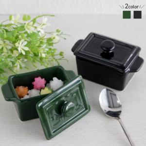 ココット 小物入れ ミニチュア デザート 調味料 保存容器 / ミニココット長角型（2色選択）
