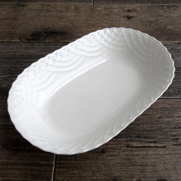 ニューボーンウェーブスター 24cm ベーカー皿 / 白い食器 New Born ベイカー皿 白いお...