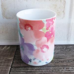 ソープディッシュ 陶器 石けんケース 石けん台 花柄 / パステル
