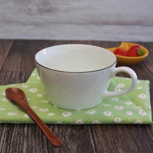 粉引台形 スープカップ / スープマグ スープボウル 洋食器 食器 デザートカップ カフェ風 カフェ食器