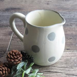 和田麻美子 *ピッチャー*水差しホワイト白インテリア【陶器】陶作家