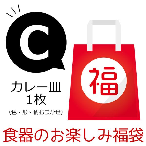 お楽しみ福袋 C カレー皿 1枚 / 福袋2021 アウトレット食器 カレープレート 楕円皿 オーバ...