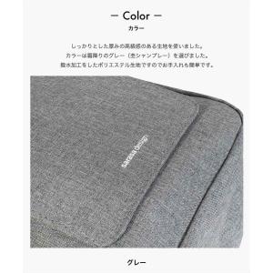 おしゃれなおむつポーチ・おしりふきも収納可のオ...の詳細画像2
