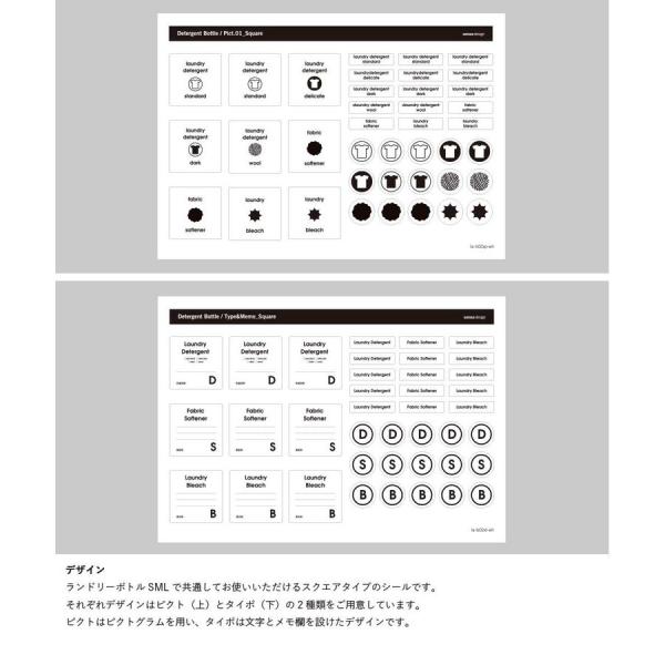 詰め替えボトル 洗剤 洗剤ボトル 洗剤詰め替えボトル［《メール便可》b2c ランドリーボトル SML...