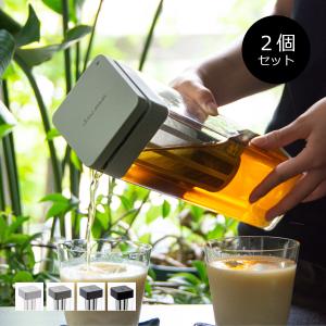 麦茶ポット ピッチャー 横置き［セット販売●b2c ウォータージャグ 水出しコーヒーセット 2個セット］SARASA DESIGN サラサデザイン