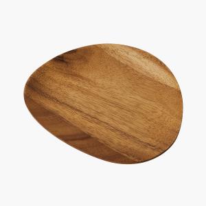 アカシア製の木のお皿 ［b2c アカシアトレイ 17cm］ 木製 プレート 食器 木の食器の商品画像