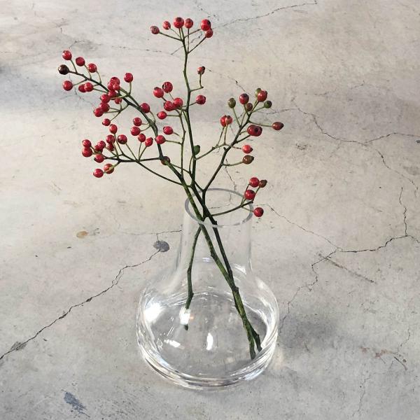 おしゃれなガラス製の花瓶・フラワー ベース、ドライフラワーの花器にもおすすめ［BOB CRAFT〈ボ...