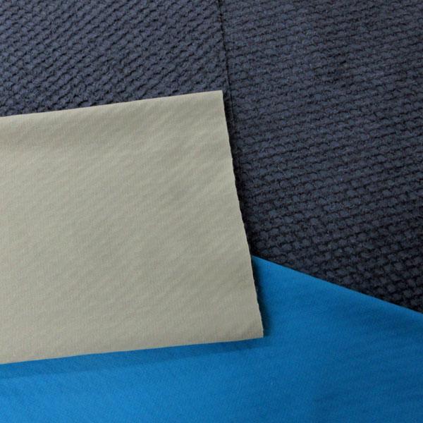 ストレッチファンシー（6836）ハニカムグレー（裏面生地撥水加工）　生地巾112cm　数量1（50c...