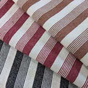コットンリングラッセルストライプ（027S0024900）リネンライク 生地巾150cm 数量1（50cm）390円 　　ネコポス便：数量1（50cm）のみ可能です