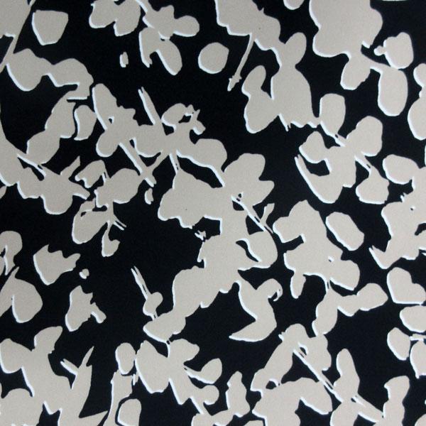 【小紋工房】PE/75d広巾強燃スムースニット（KKP2999-58 HM-68）プリント（黒地）　...