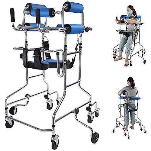 歩行器-、高さ調節可能なポータブル医療用歩行器、スタティックウォーカー 歩行補助器具 下肢トレーナー...