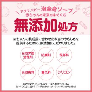 アラウ.ベビー 泡全身ソープ しっとり 800...の詳細画像5