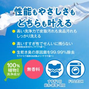 洗剤 ヤシノミ 洗たく洗剤 濃縮タイプ 138...の詳細画像3