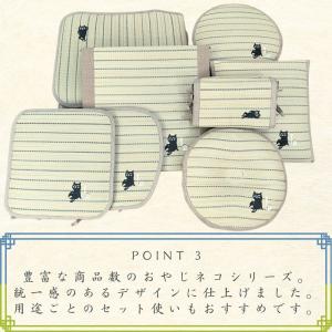 い草シートクッション おやじネコ 40x40c...の詳細画像3