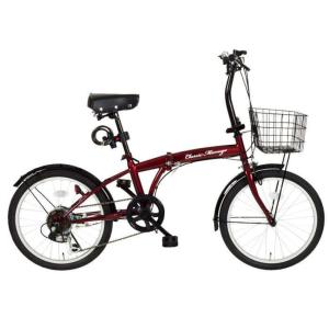 ミムゴ クラシック ミムゴ　FDB20 6SG-RL （クラシックレッド）折り畳み自転車  Classic Mimugo　FDB20 6SG-RL (MG-CM206G-RL) フォールディングバイク 365 【送