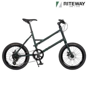 ミニベロ ライトウェイ グレイシア (マットダークオリーブ) 2024 RITEWAY GLACIER 小径自転車｜sas-ad