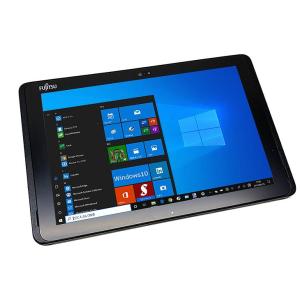 限定セール　富士通 ArrowsTab Q507 Atom メモリ4GB eMMC64GB Windows11 MicrosoftOffice2021 タブレット 10.1型 タッチペン クレードル 付き キーボードなし