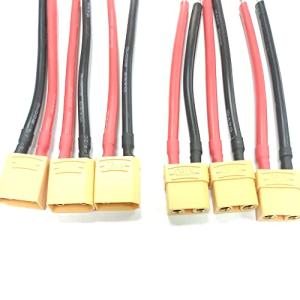 Hengfuntong-Elec 充電用コネクター 変換コード 3ペア XT90 XT 90コネクター XT-90オスメスコネクタ XT90 オス メ