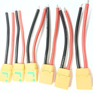 Hengfuntong-Elec 充電用コネクター 変換コード 3ペア XT90S XT90 XT 90 コネクター XT-90Sオスメスコネクタ X