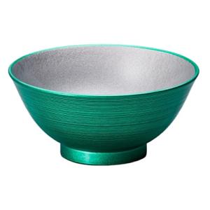 北市漆器店 Kaze-yaGreen刷毛目飯椀 KZ3095P