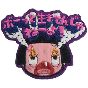 スモール プラネット チコちゃんに叱られる チコちゃん シカリガオ ワッペン Φ7cm ポリエステル NHCK417