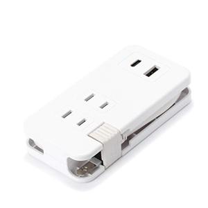 プレミアムスタイル iCharger USBポート搭載 AC電源タップ ホワイト PG-UACTAP04W
