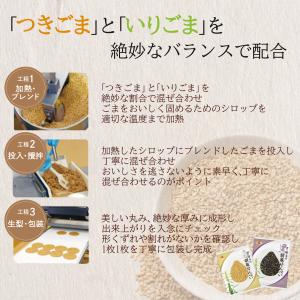 オニザキの胡麻せんべい 8枚入 2箱 白ごま4...の詳細画像3