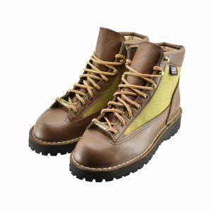 ダナー Danner W'S DANNER LIGHT GORE-TEX ウィメンズ ダナーライト ゴアテックス 防水 アウトドア トレッキング ハイキング ブラウン 43 (カーキ)
