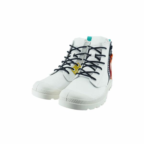 パラディウム PALLADIUM PAMPA HI OUTZIP OVERLAB (STAR WHI...