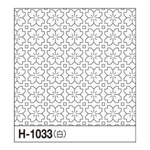 一目刺し用ふきん（桜の花）