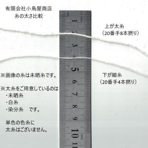 刺し子糸 【小鳥屋】 (染分E・薄めの紺ぼかし)の詳細画像4