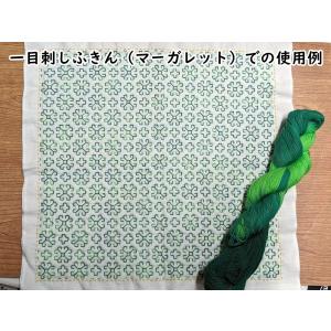 刺し子糸 【小鳥屋】 (染分F・緑系のぼかし)の詳細画像4
