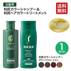 白髪染め [白髪用]利尻ヘアカラートリートメント...の商品画像