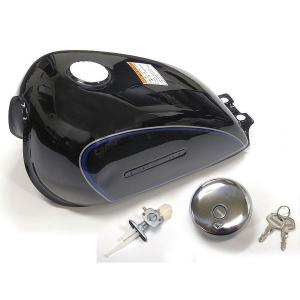 GN125 タンク ブラック ボルティー タンクキャップ コック