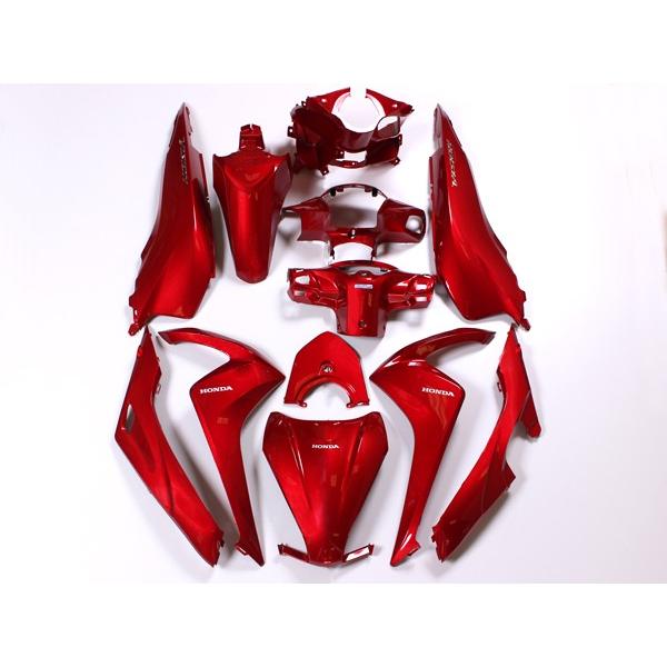 DIO110 JF58 外装 セット カバー カウル キャンディーロージーレッド バイク 外装系 外...