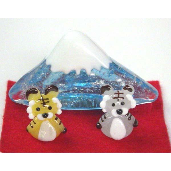 NHK あさイチ で紹介されました!! 富士山と干支 寅 ペア ケース入り