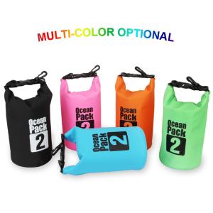 容量2L 防水バッグ ドラム型 ドライバッグ　防水ケース　ラフティング